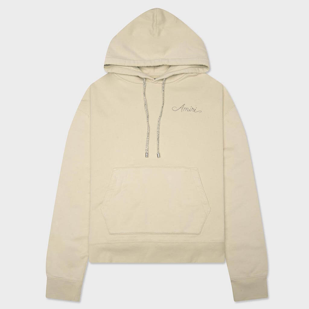 MA Quad Checkerboard Hoodie - Alabaster