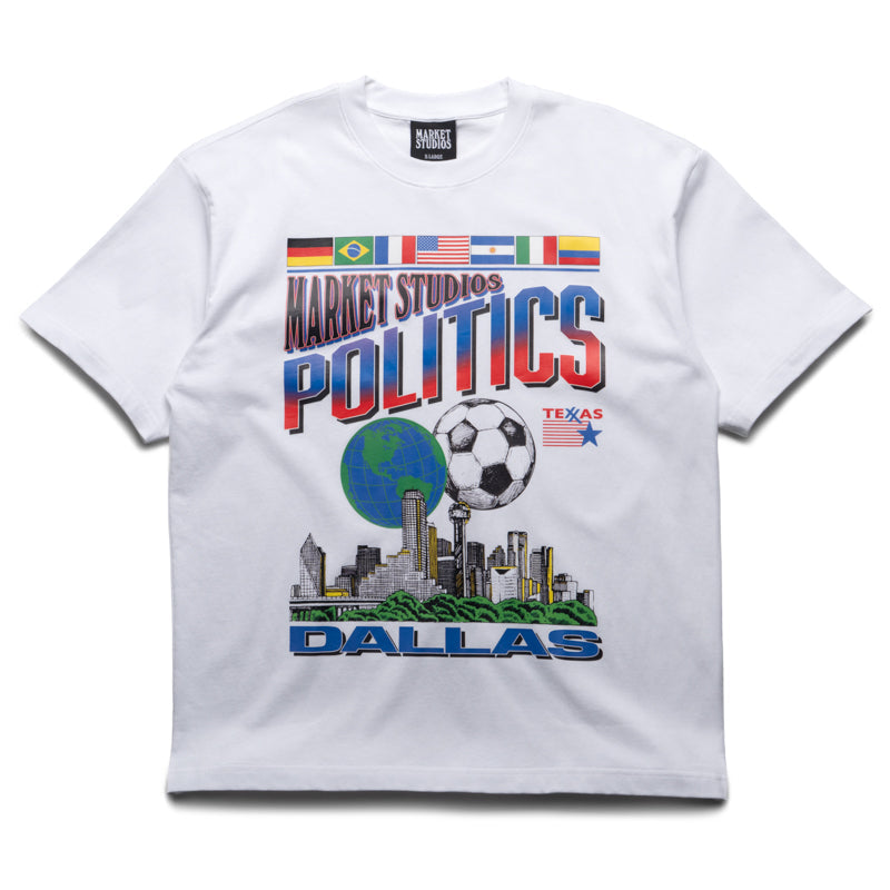 Market x Politics Dallas Soccer Tee - White