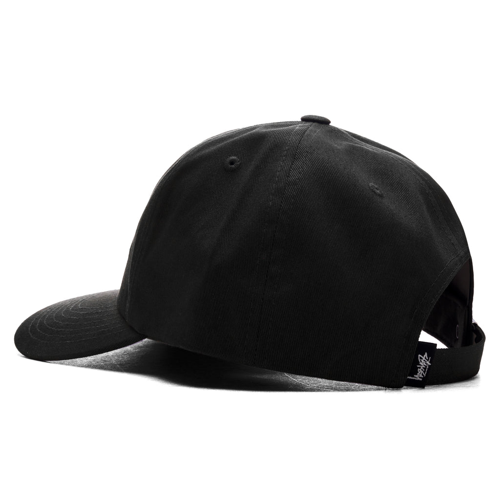 Mid International Sport Strapback Cap - Black