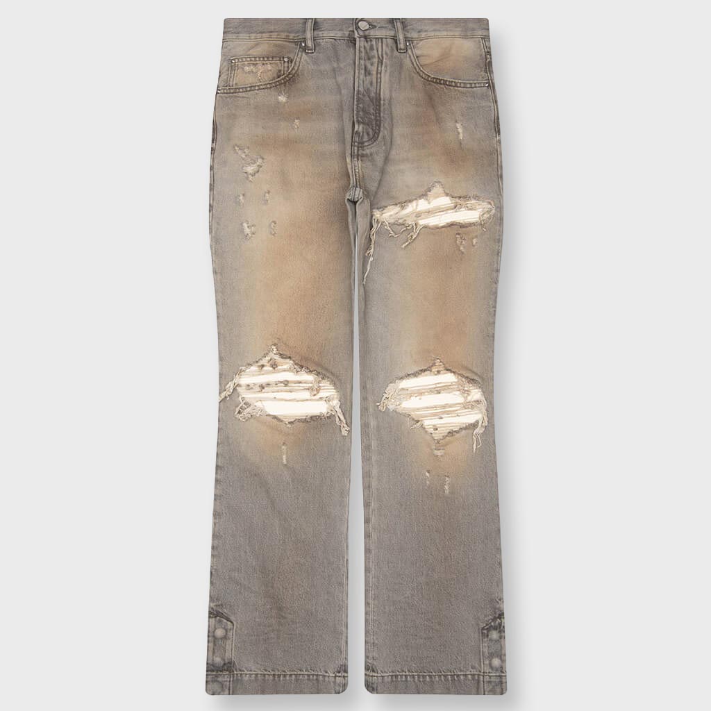MX1 Straight Flare Jean - Rust Indigo
