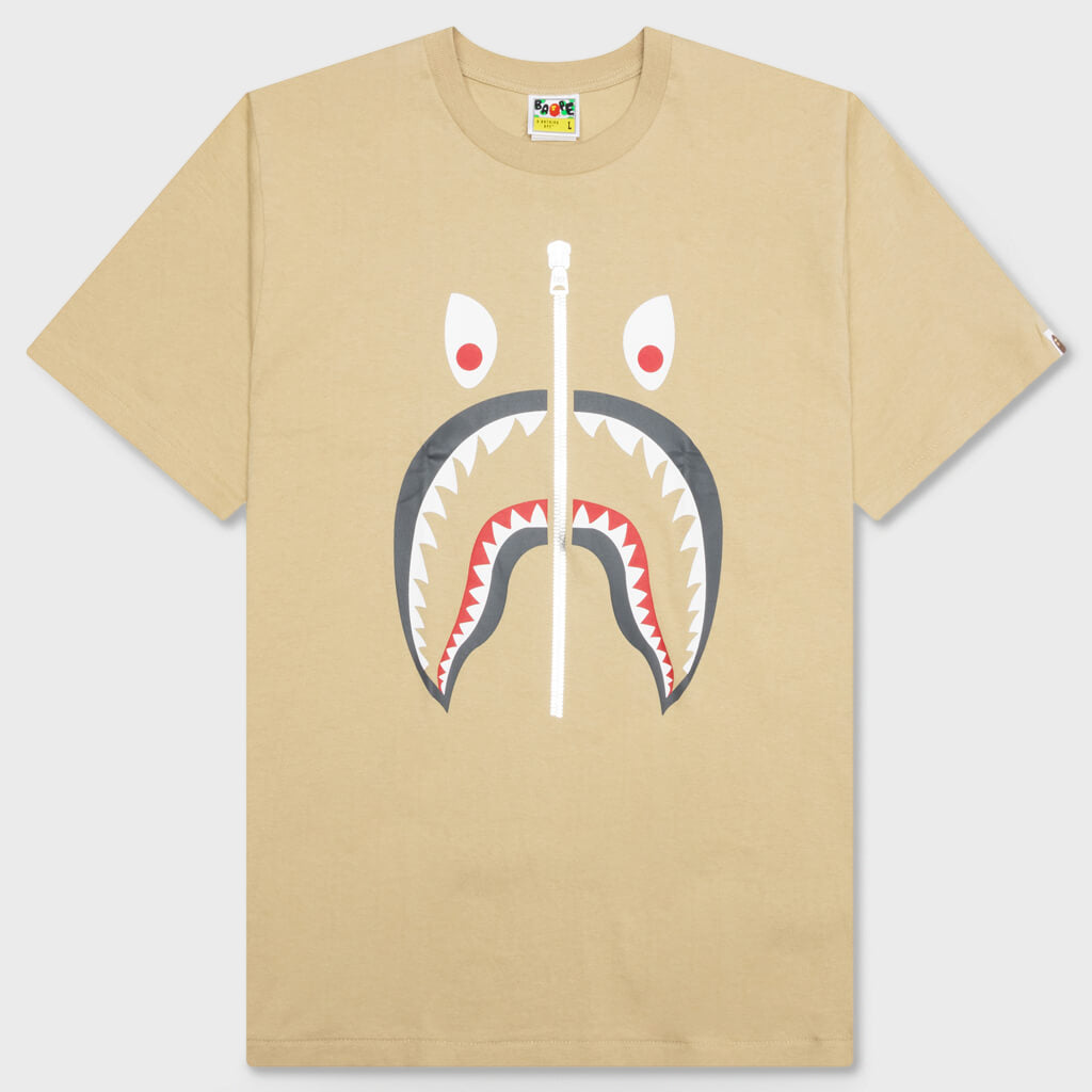Mad Shark Tee - Beige