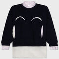 Layered Shirt - White/Midnight