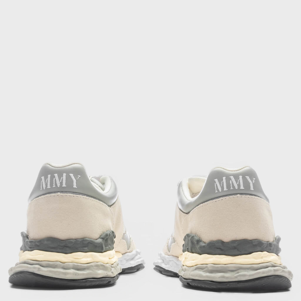 George OG Sole Mix Material Low Top - White