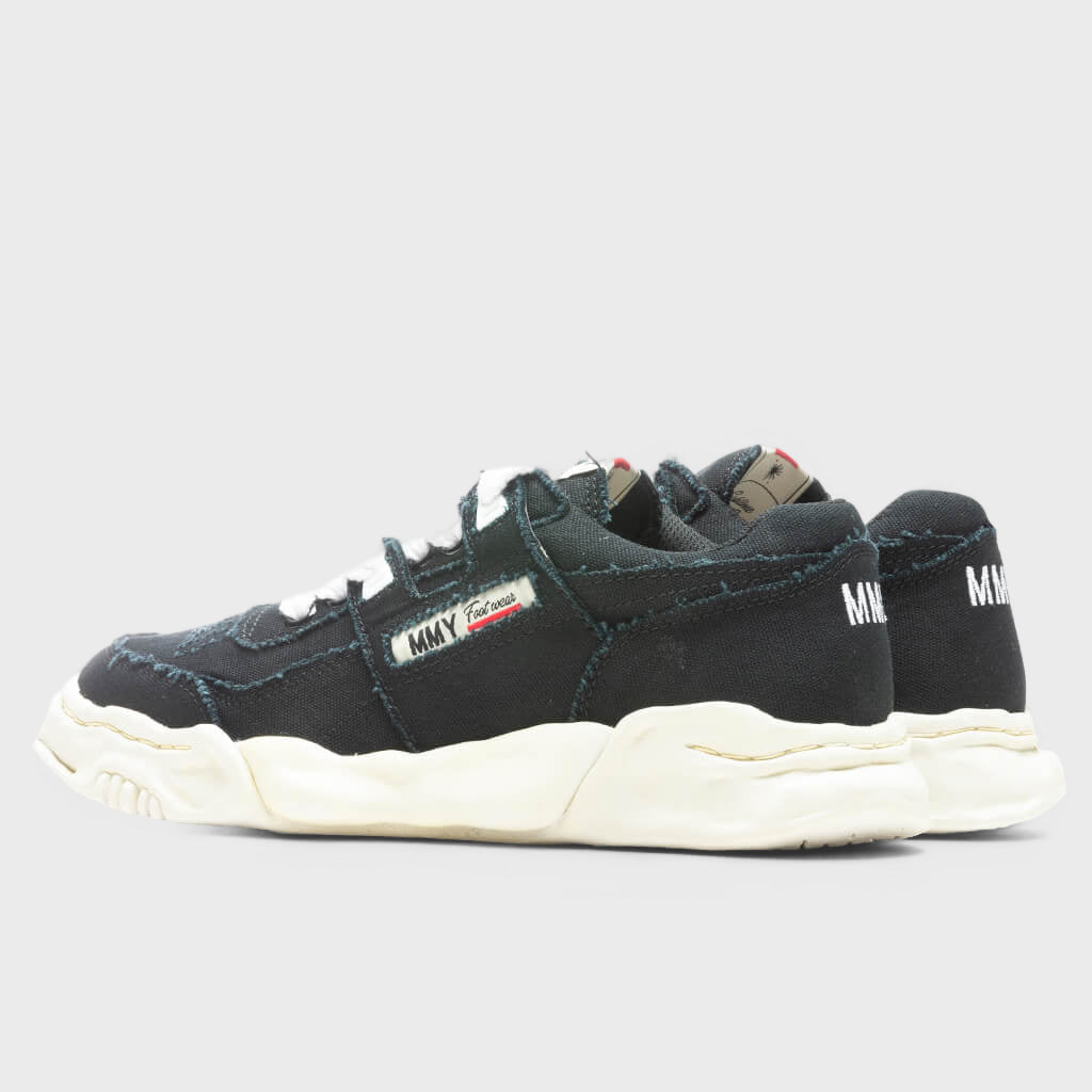 Parker Low OG Sole Canvas Sneaker "Perforated" - Black