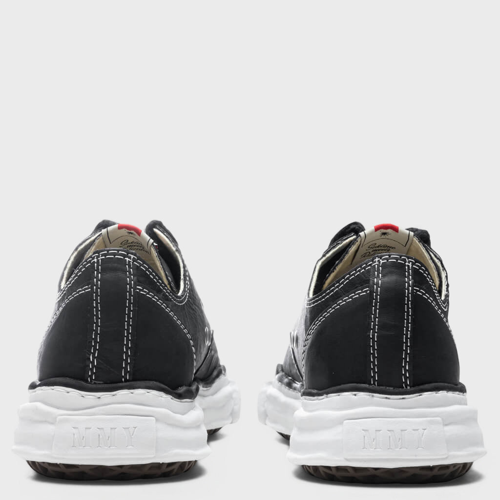 Peterson Low OG Sole Paper Like Leather Sneaker - Black