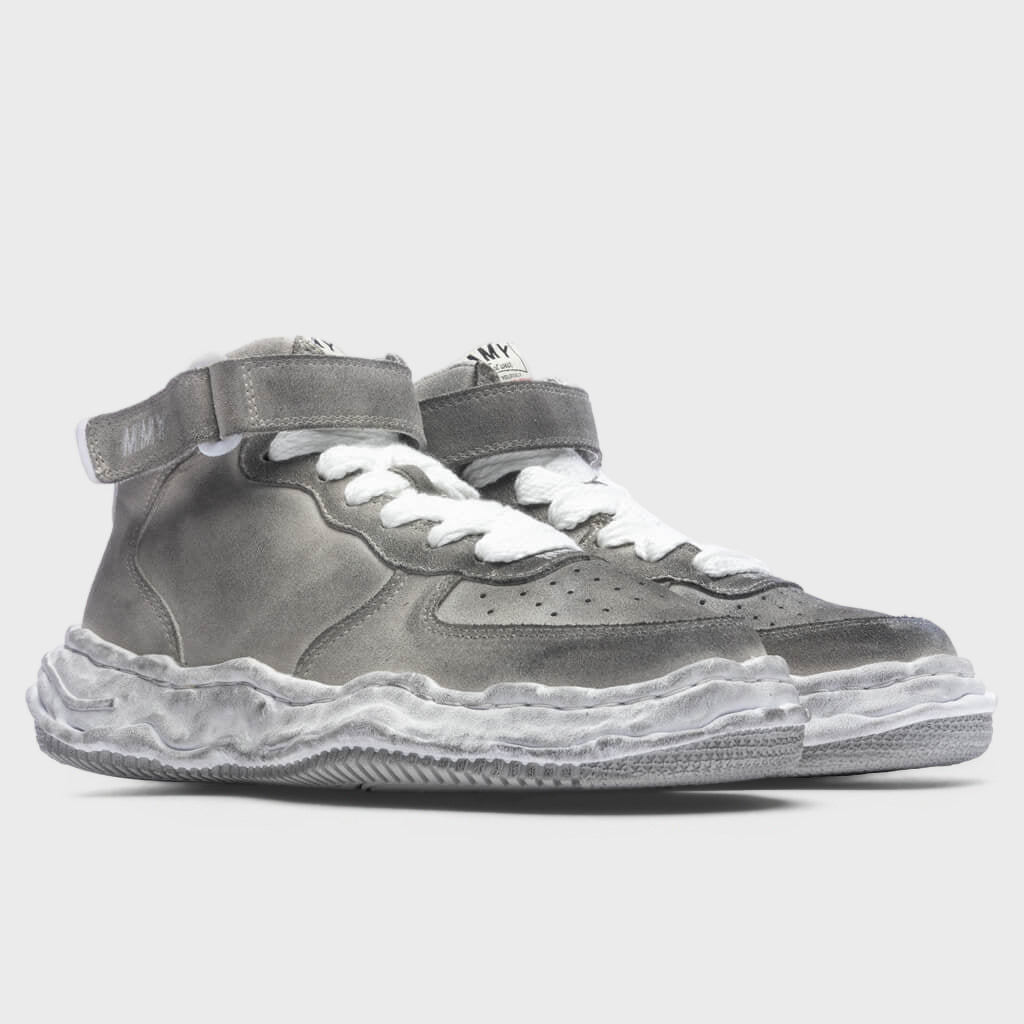 Wayne Brushed Suede High - White