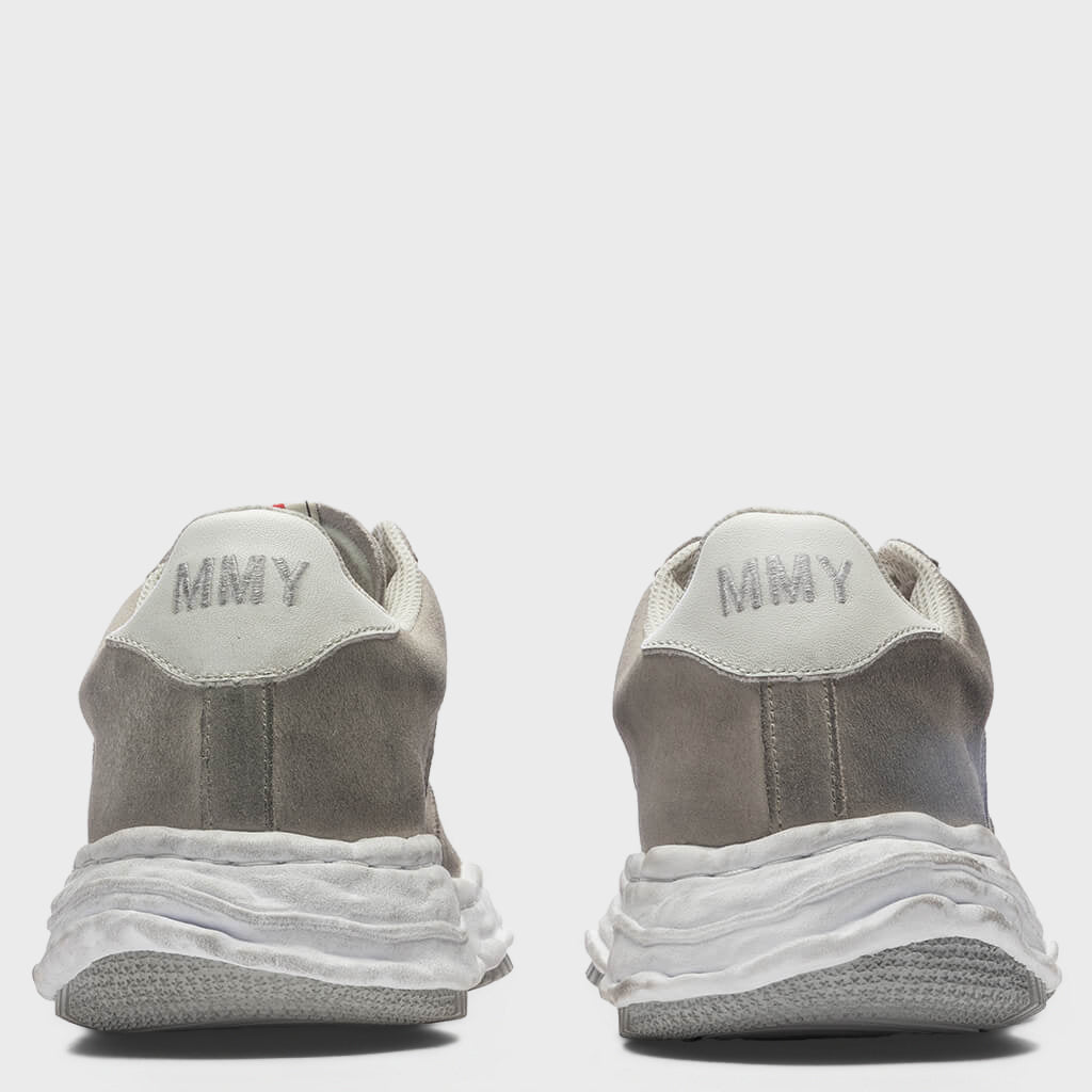 Wayne Brushed Suede Low - White
