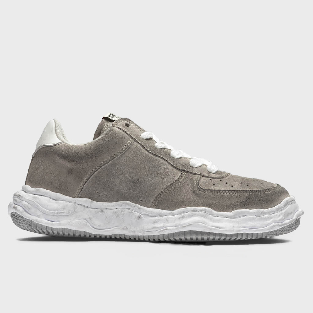 Wayne Brushed Suede Low - White