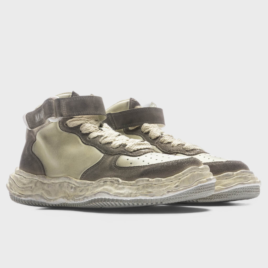Wayne High OG Sole Leather High Top - White