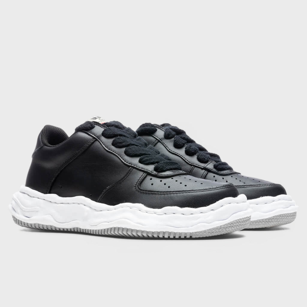 Wayne Low OG Sole Leather Sneaker - Black