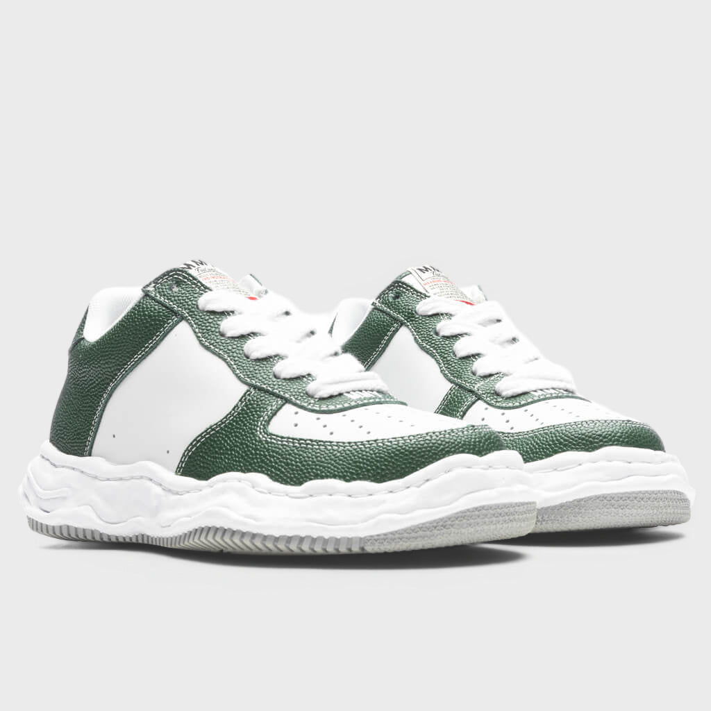 Wayne Low OG Sole Basket Leather - Green/White