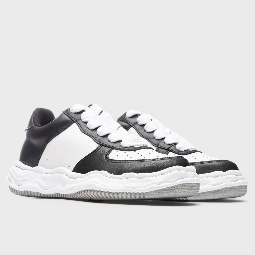 Wayne Low OG Sole Leather Sneaker - Black/White