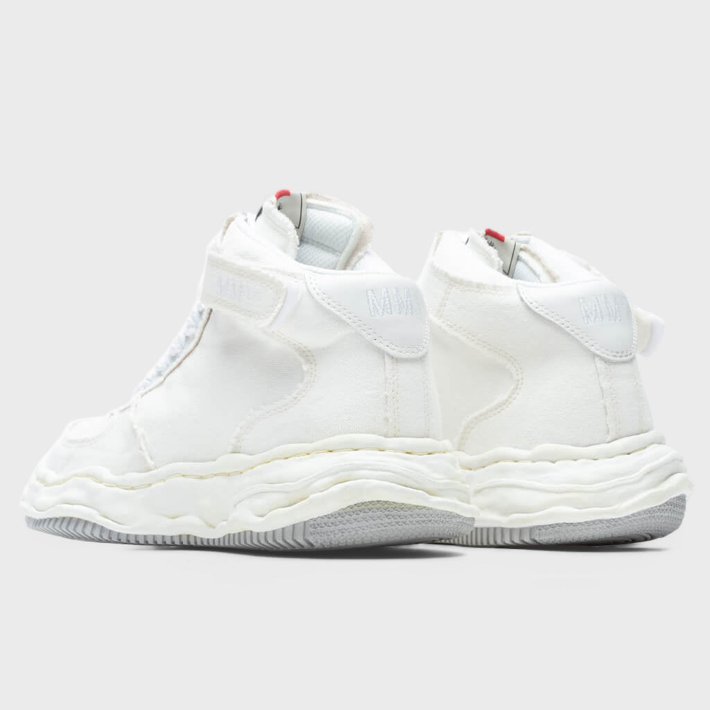 Wayne High OG Sole Washed Canvas Sneaker - White