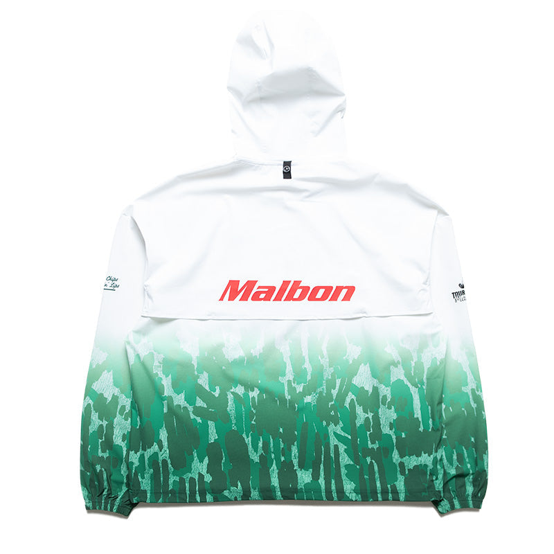 Malbon Golf Sponsors Pullover - Divot Camo Jungle Gradient