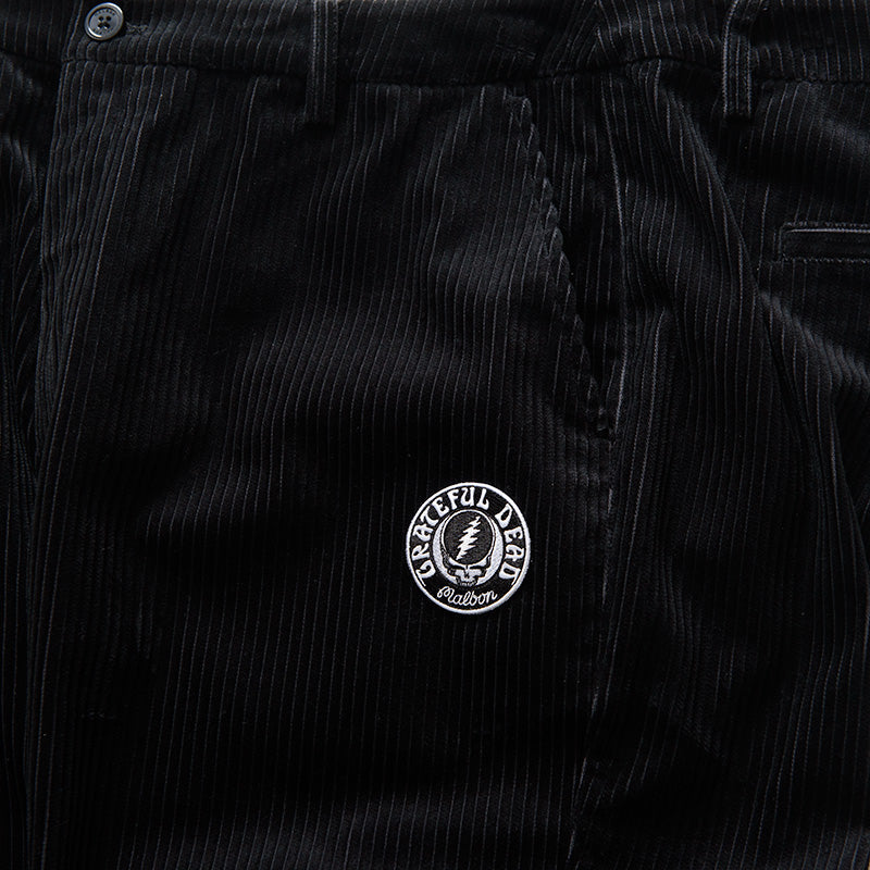 Malbon Golf x Grateful Dead Corduroy Pant - Black