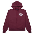 Mantra Zip Hoodie - Burgundy
