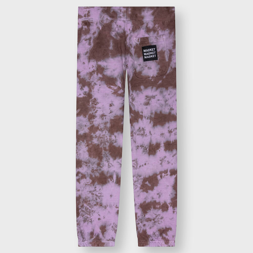 Arc Herbal Remedy Tie-Dye Sweatpants - Purple/Grey/White