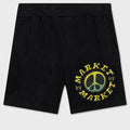 Cali Lock Gradient Sweatshorts - Black