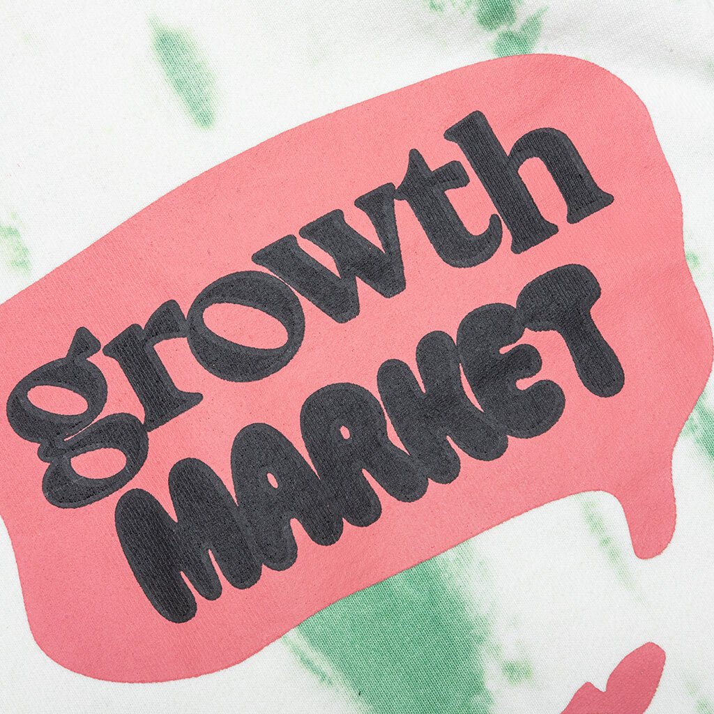 Growth Green Stripe Tie-Dye Sweatpants - Green