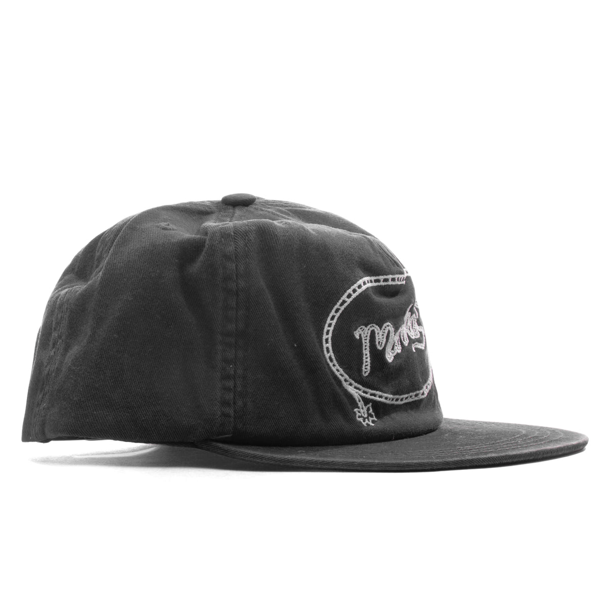 Lasso Lockup 5-Panel Hat - Pirate Black