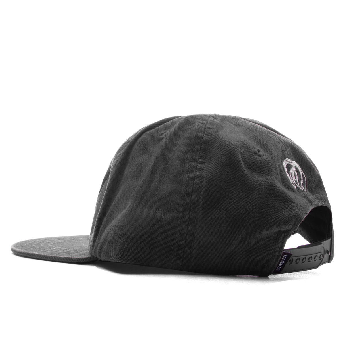 Lasso Lockup 5-Panel Hat - Pirate Black