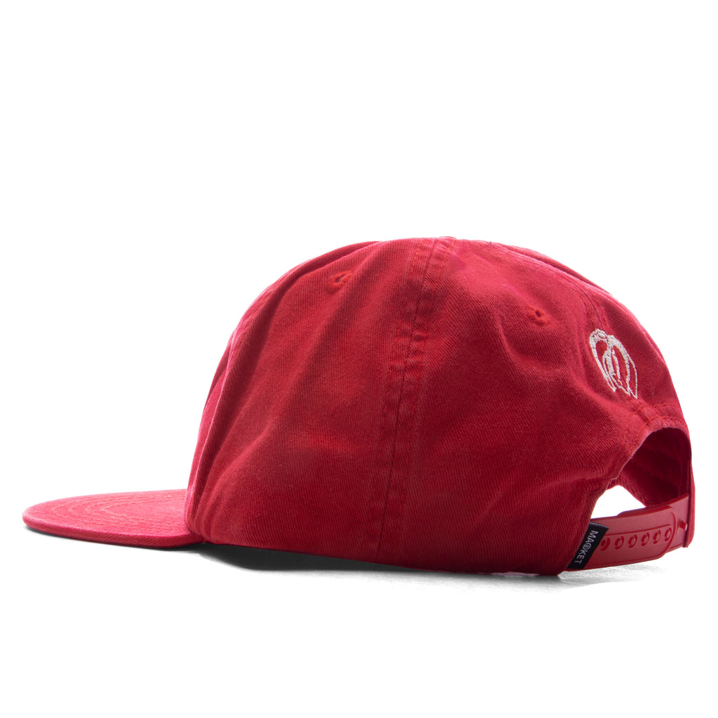 Market Lasso Lockup 5-Panel Hat - Salsa