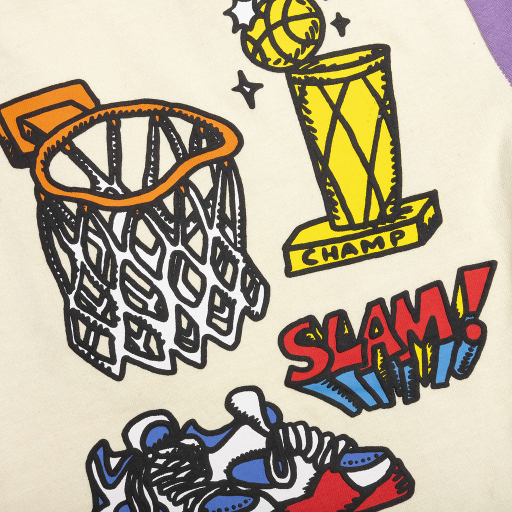 Memorabilia Shorts - White/Purple