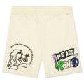 Peace and Power Sweatshorts - Cream