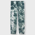 Tie-Dye Pocket Arc Reflective Sweatpants - Smoke Clouds Tie-Dye