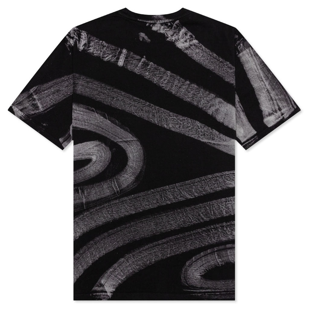 Smiley Happiness Within Tie-Dye T-Shirt - Black