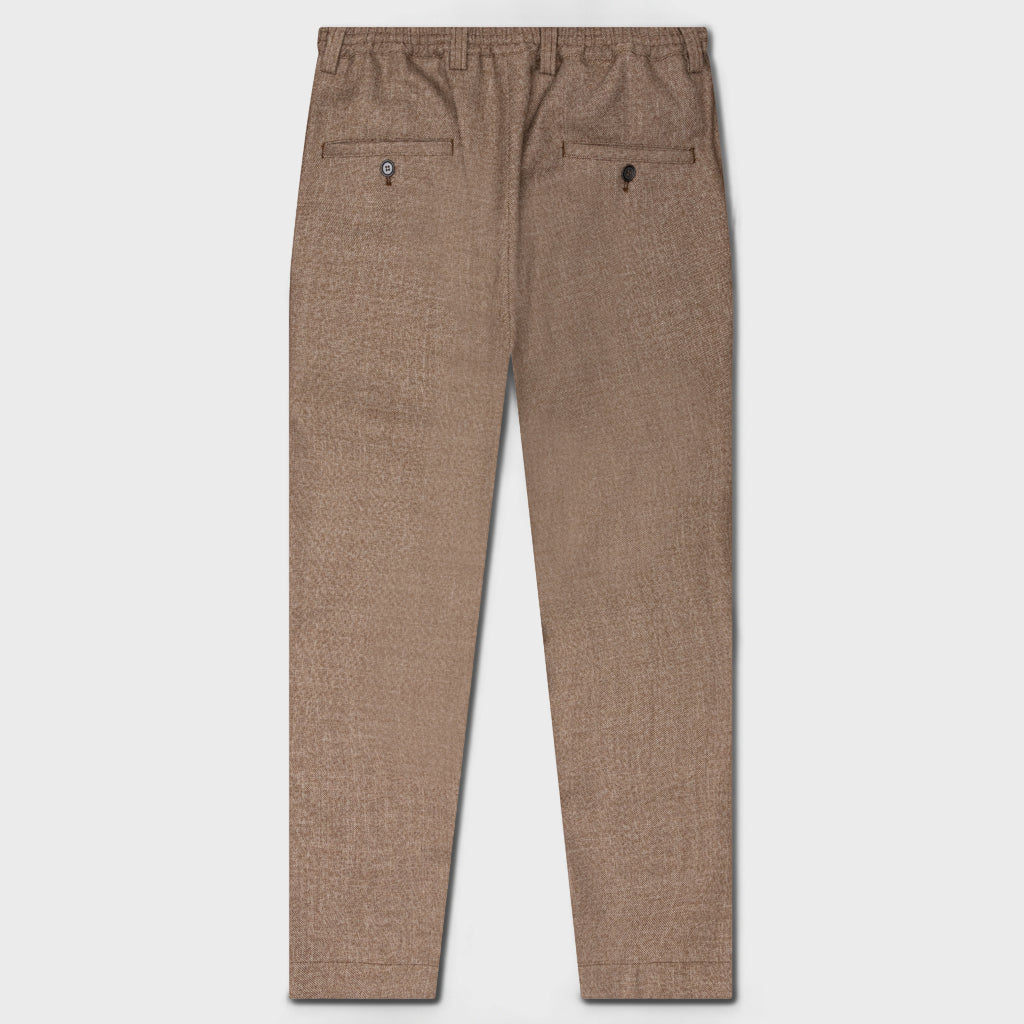 Tropical Wool Trousers - Raw Sienna