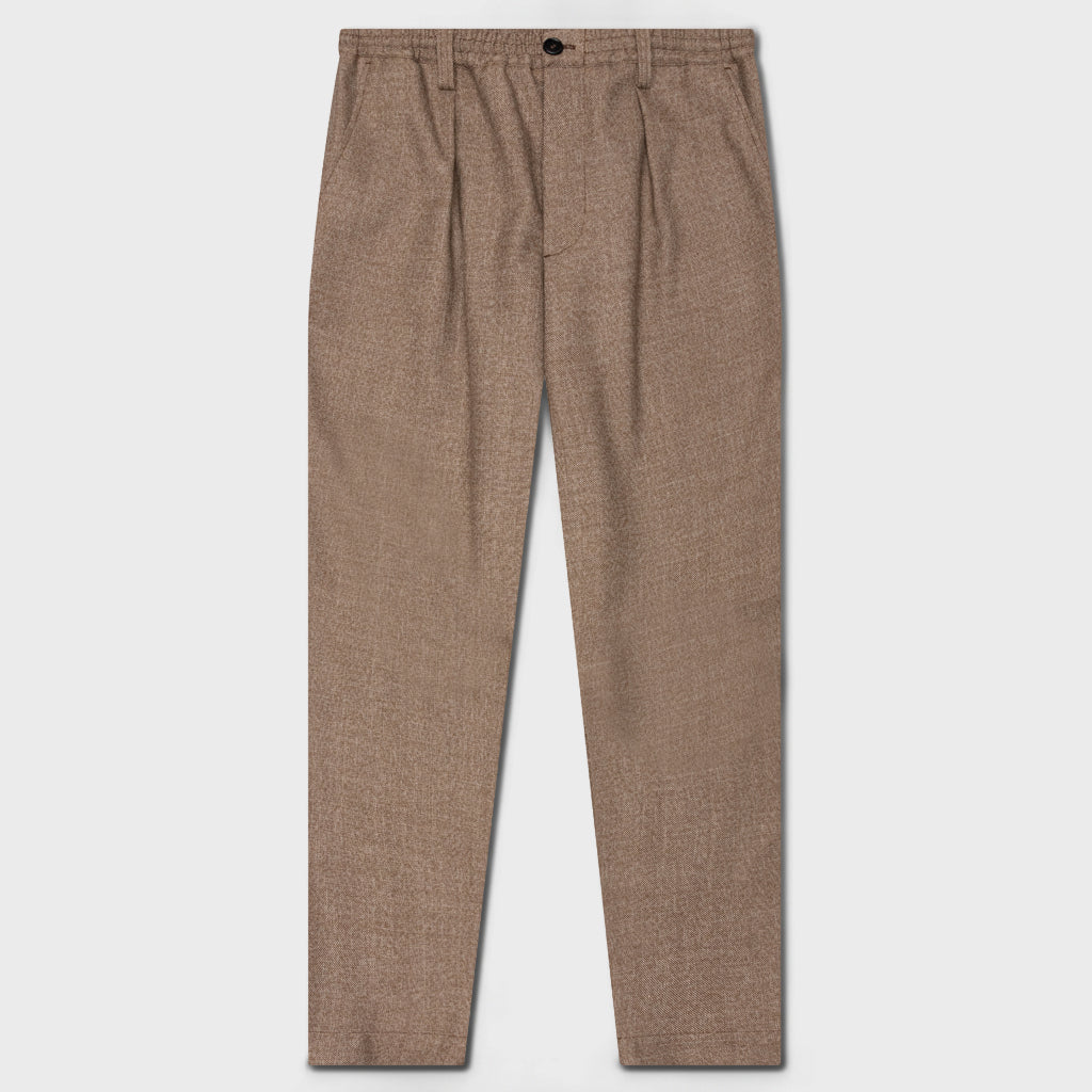Tropical Wool Trousers - Raw Sienna
