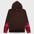 Layered Hooded Sweatshirt - Cacao