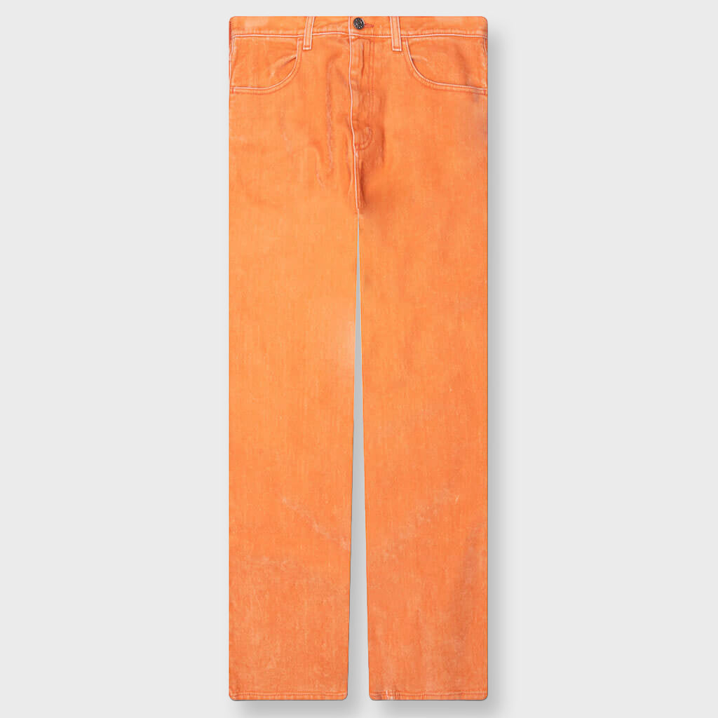 Flared 5 Pocket Trousers - Light Orange