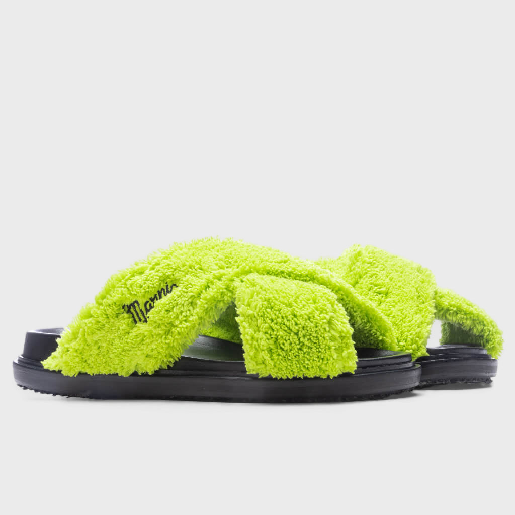 Fussbett Slide Sandal - Lime Green