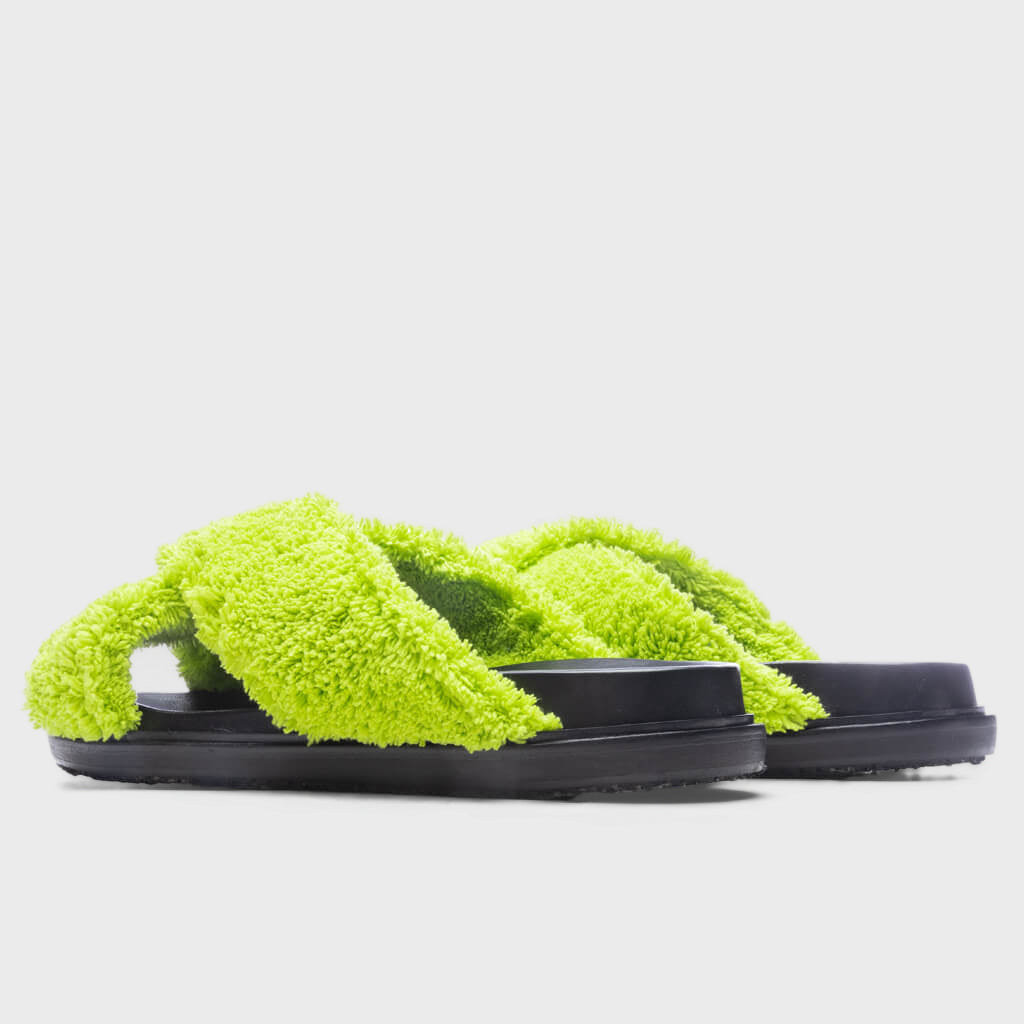 Fussbett Slide Sandal - Lime Green