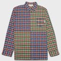 L/S Patchwork Shirt - Opal
