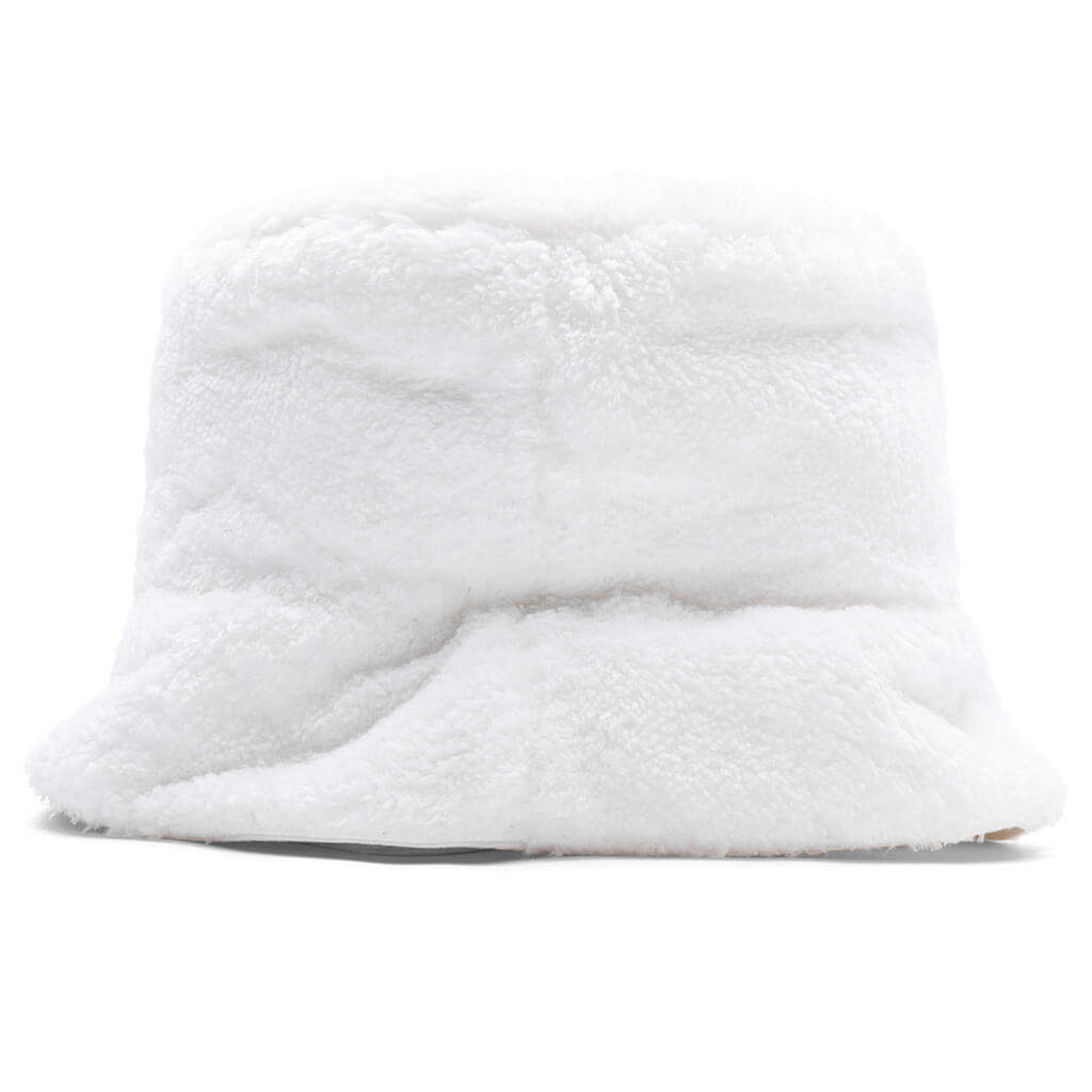 Terry Bucket Hat - Lily White