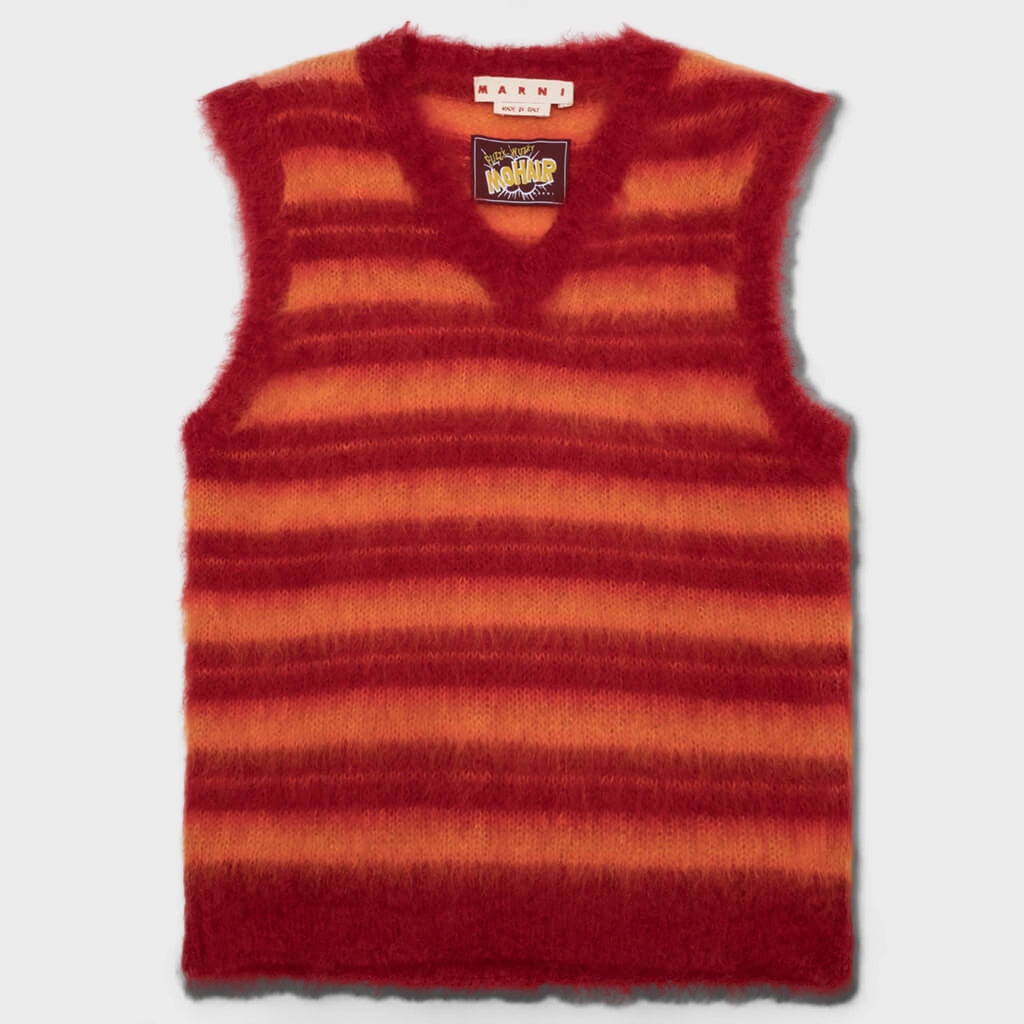 V Neck Sweater - Lacquer