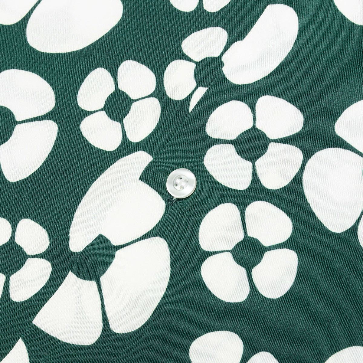 S/S Floral Shirt - Forest/Green