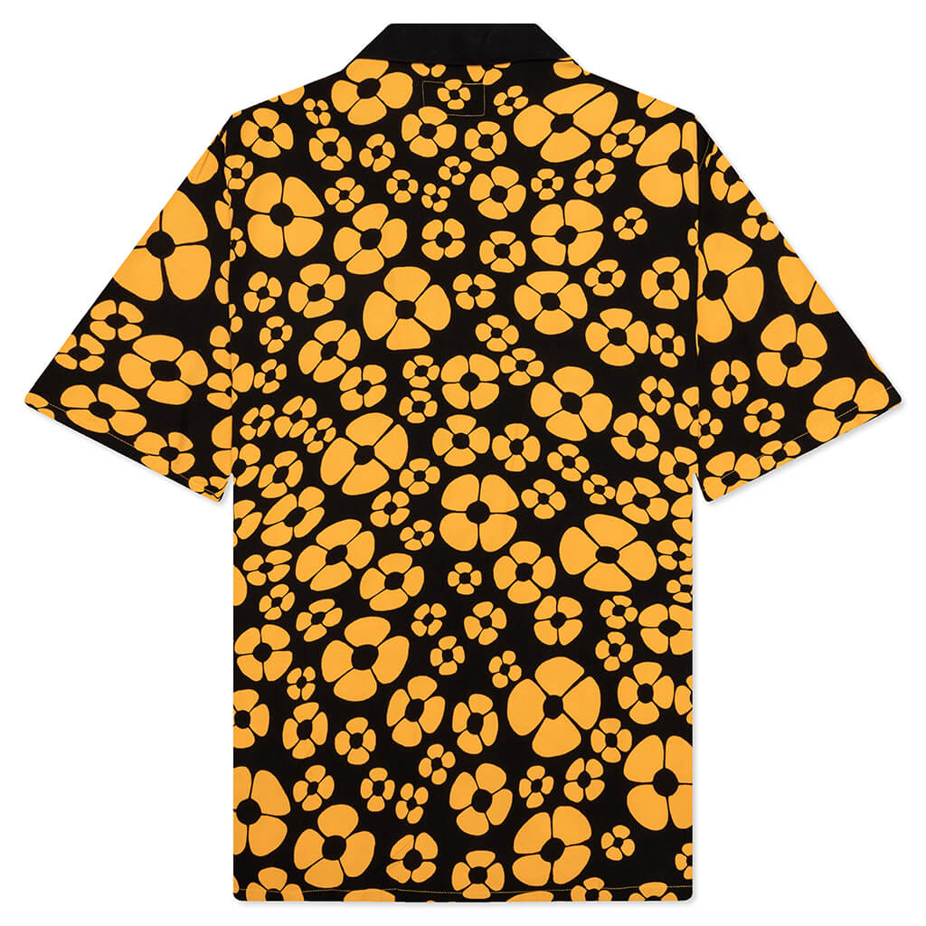 S/S Floral Shirt - Golden/Yellow
