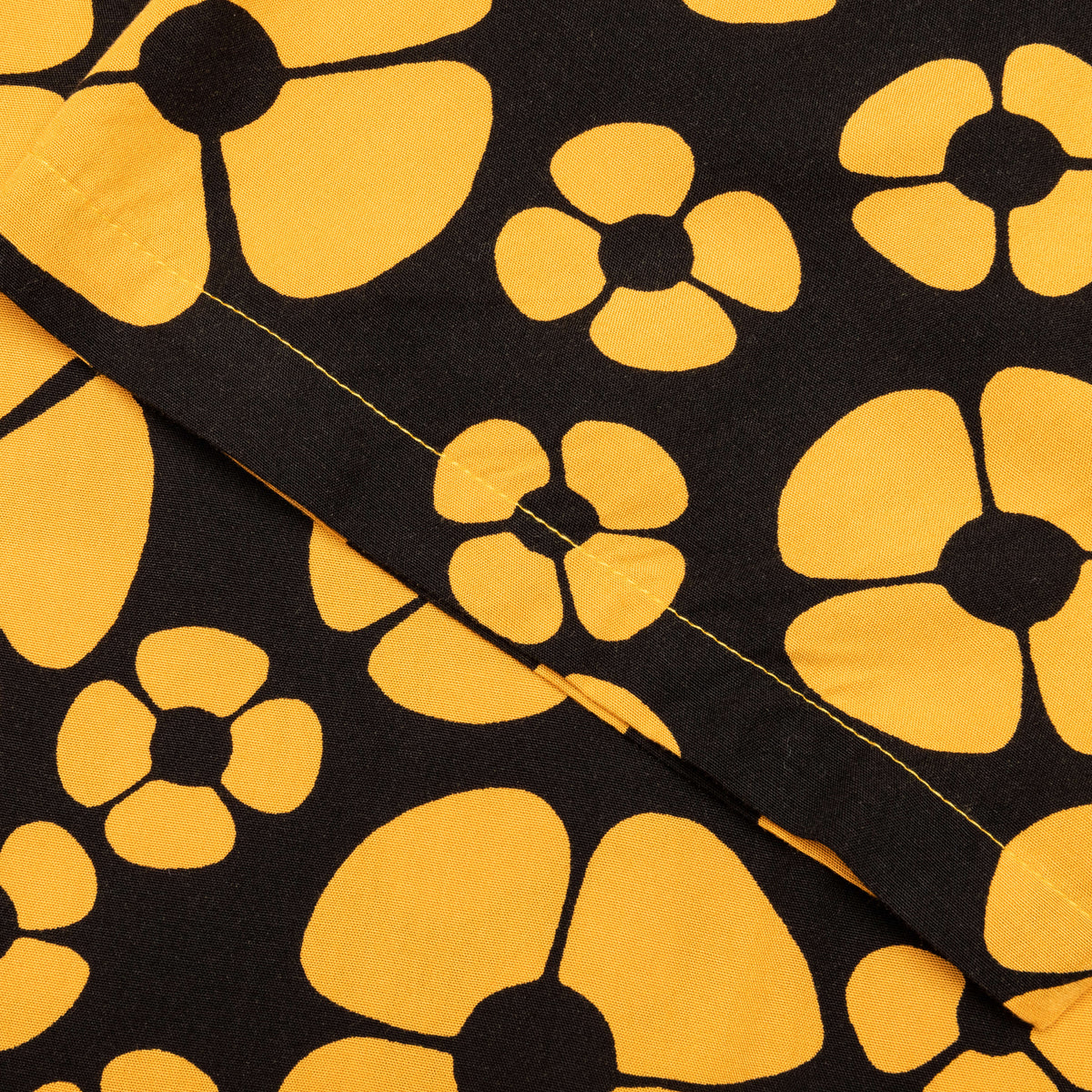 S/S Floral Shirt - Golden/Yellow