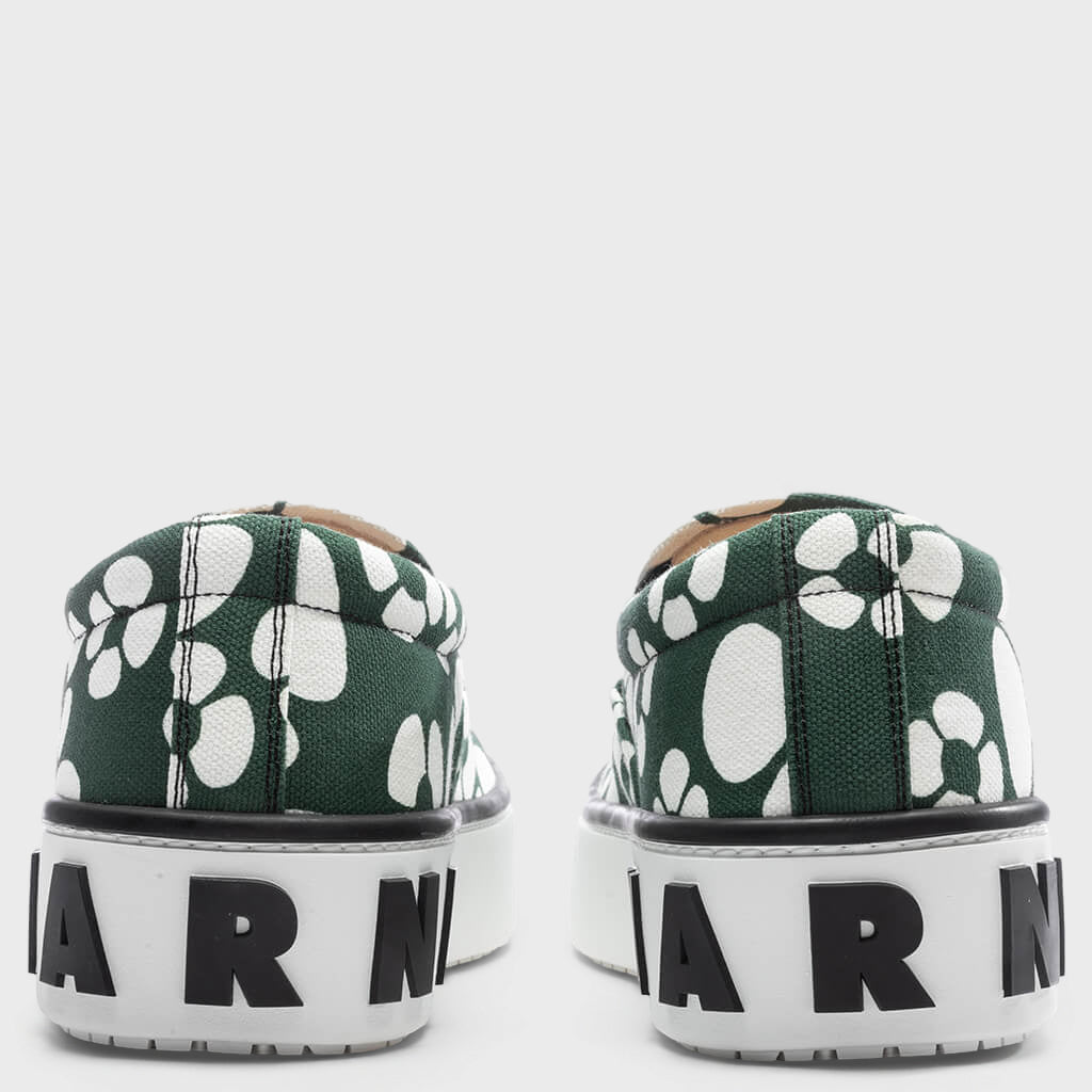 Slip-On Sneakers - Dark/Green