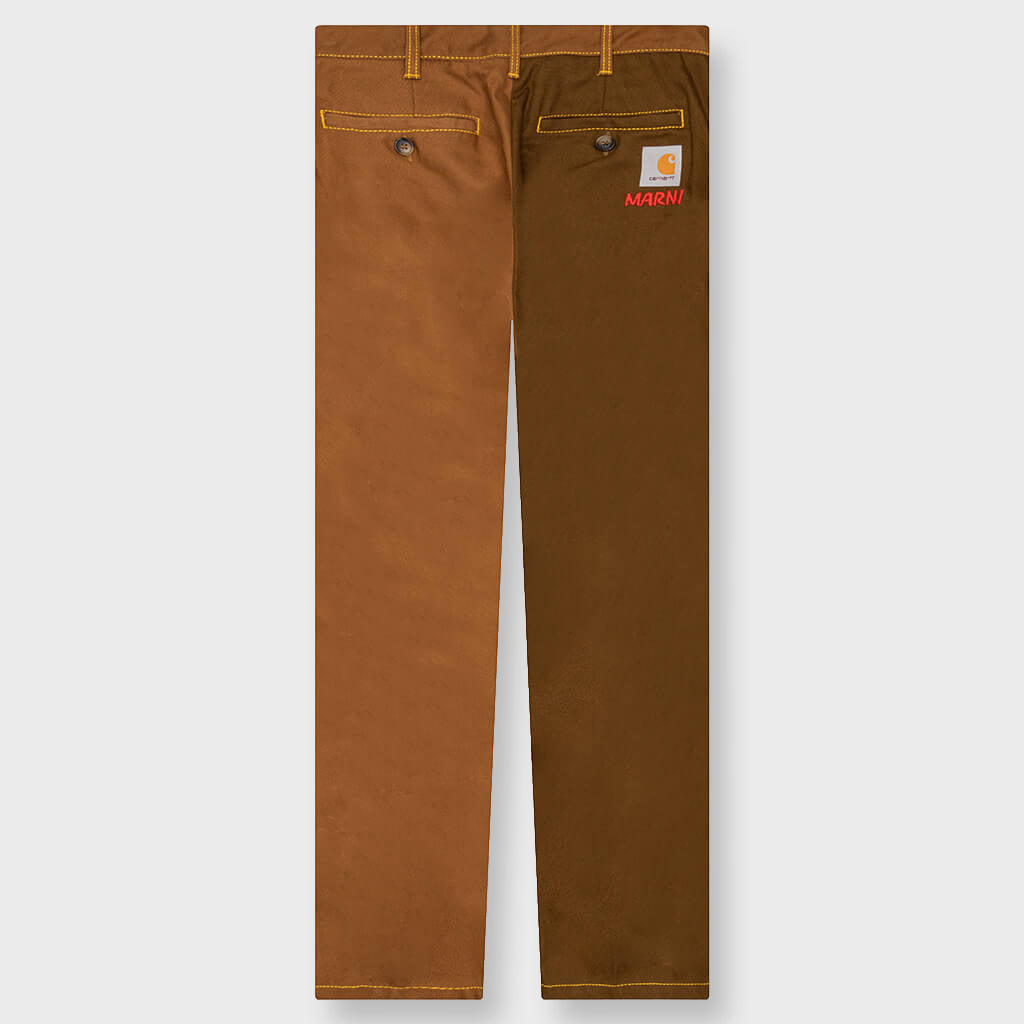 Color-Block Pant - Tobacco