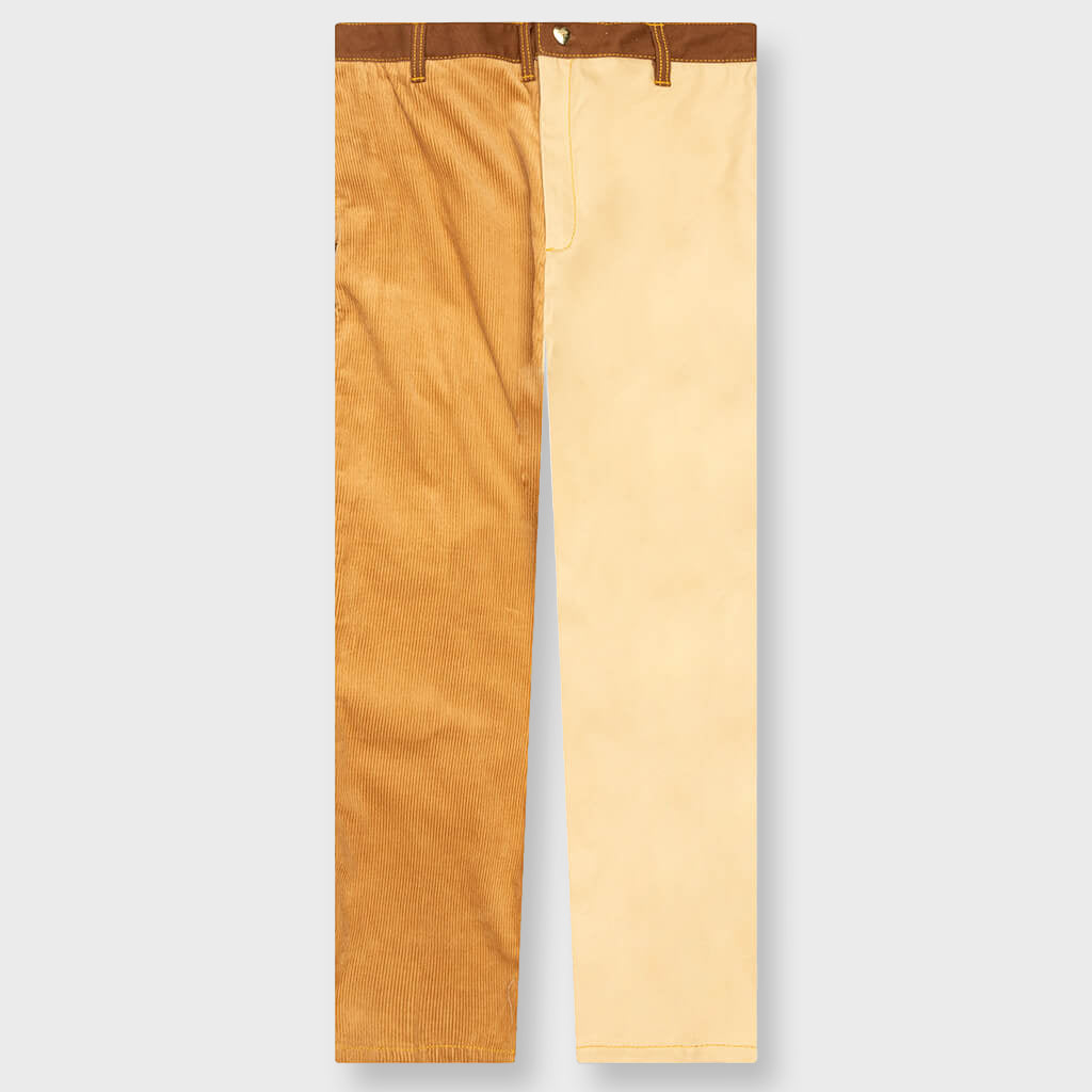 Color-Block Pant - Tobacco