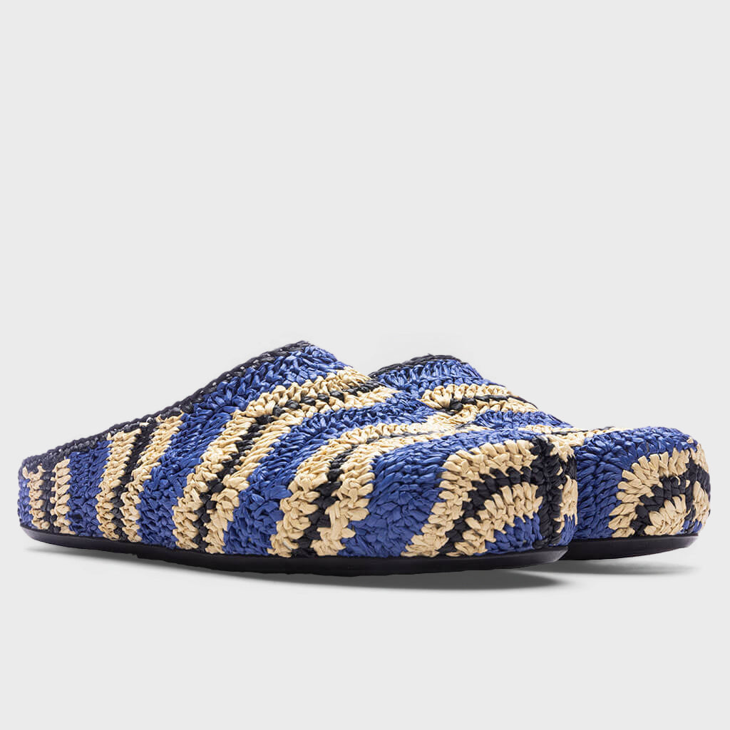 Fussbett Sabot - Vivid Blue/Natural