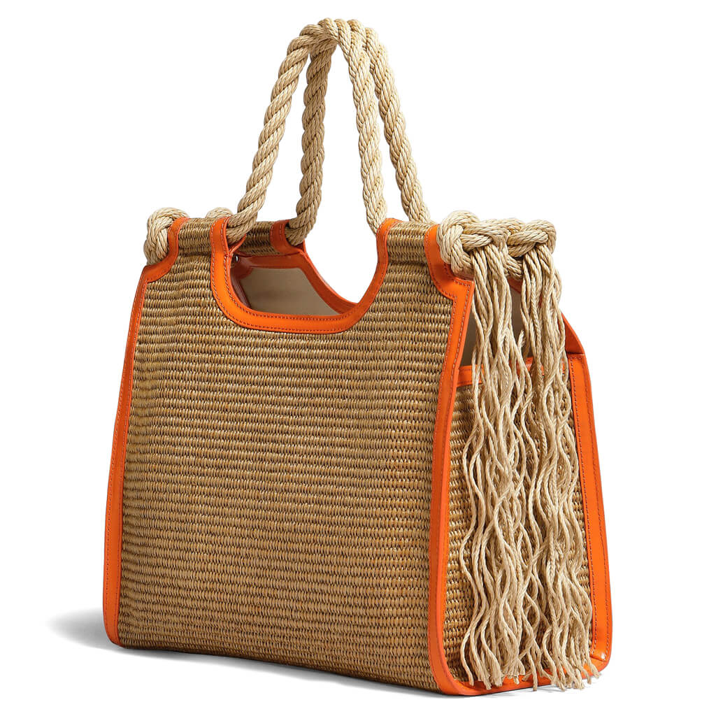 Marcel Tote Bag - Rawsienna/Carrot