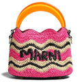Venice Mini Bucket Bag - Fuchsia/Natural