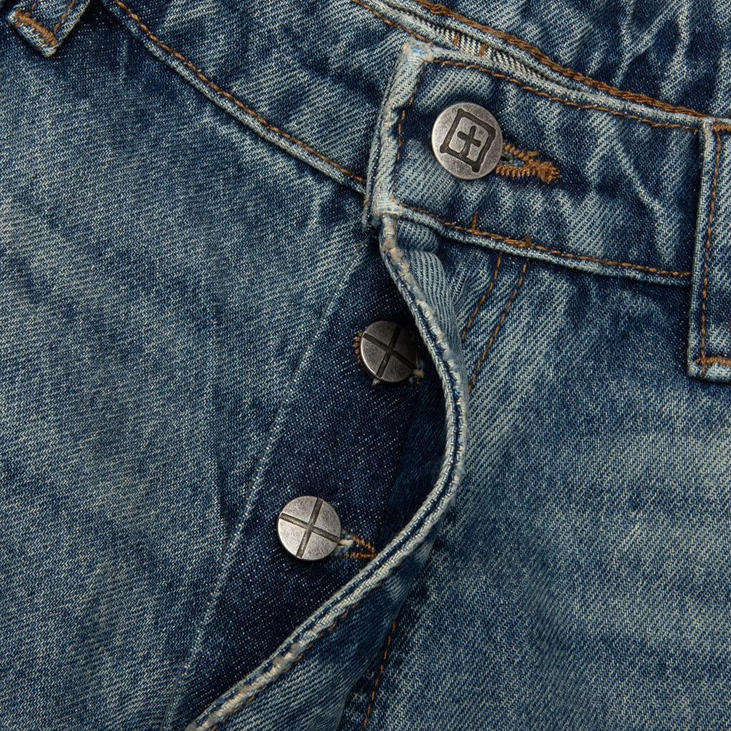 Maxx Denim Short - Hendrix Blue Repair