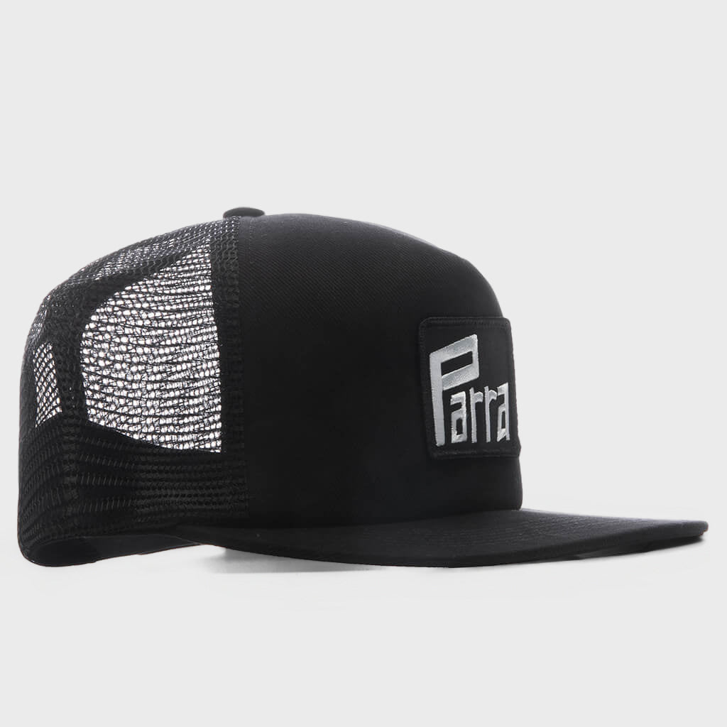 Measuring Tape Logo 5 Panel Hat - Black